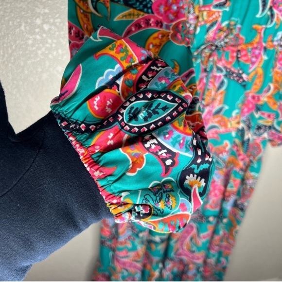 Anthropologie Boemo Bohemian V-neck Maxi Dress - Picture 9 of 11